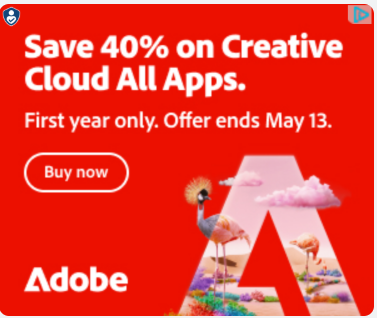 Adobe Image display Ad examples