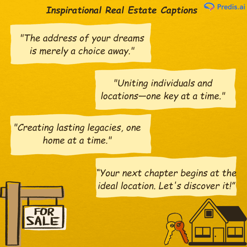 inspirational real estate captions 