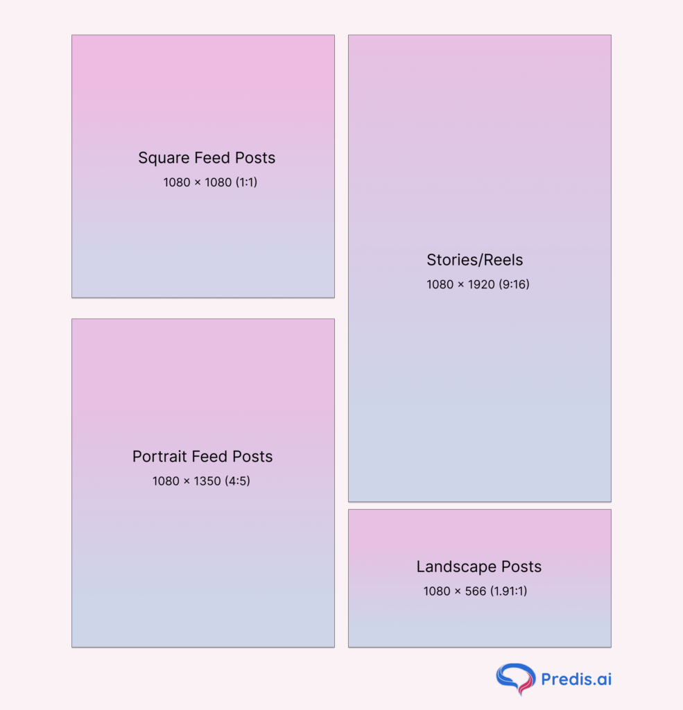 Instagram post sizes