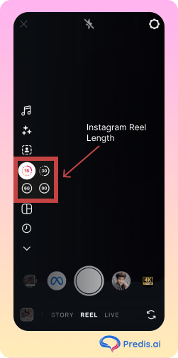 Instagram reel length