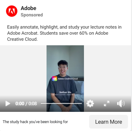 Adobe ad