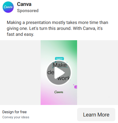 Canva ad