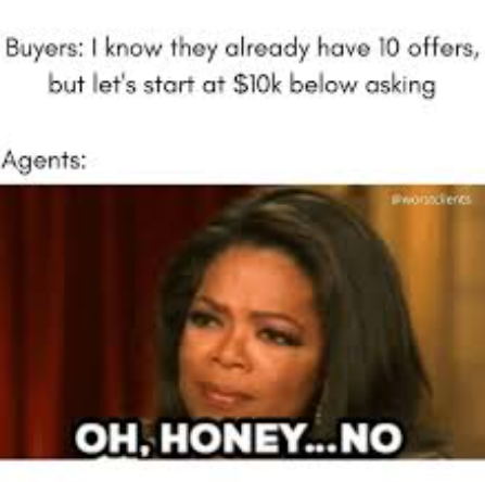 Let us not go below the asking price meme