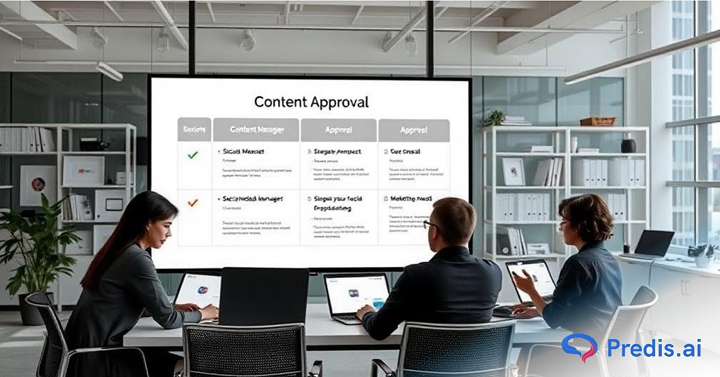 build a social media content approval process