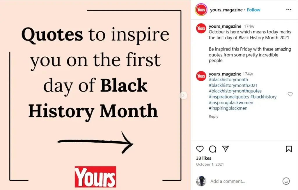 A post with quotes for black history month post ideas