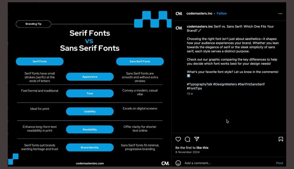 Serif vs. Sans-Serif: Select the Right Font for your brand