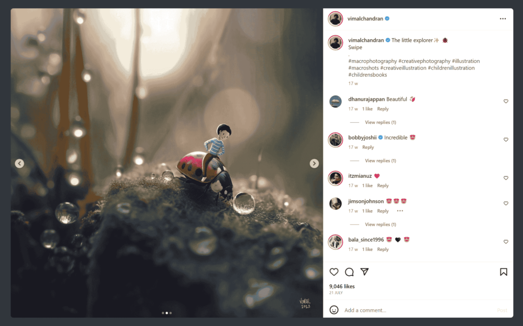 illustrator photographer ideas for instagram business