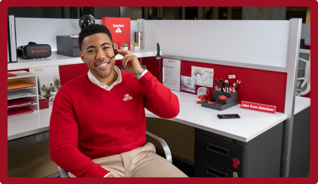 state farm's viral insurance ad example