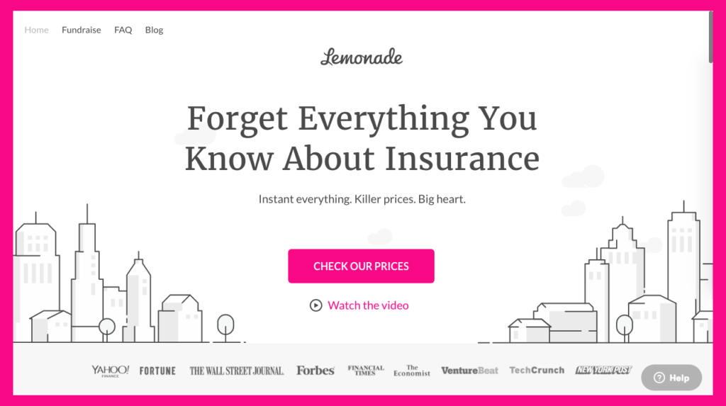 lemonade insurance ad example