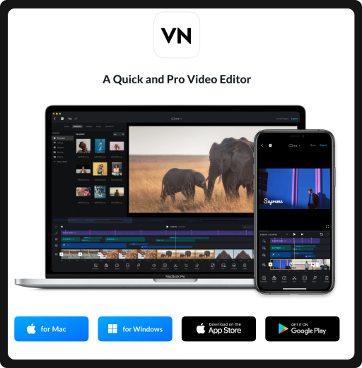 VN video editing app