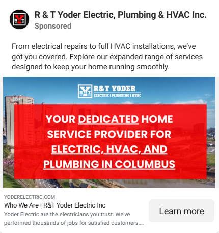 R & T yoder facebook ad