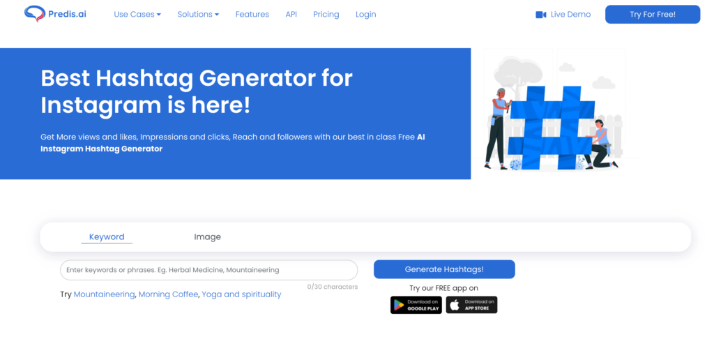 Udnyt AI-værktøjer til billedtekstskrivning og Hashtag-forskning