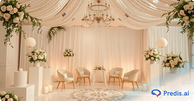 Nude-color-wedding-decoration 