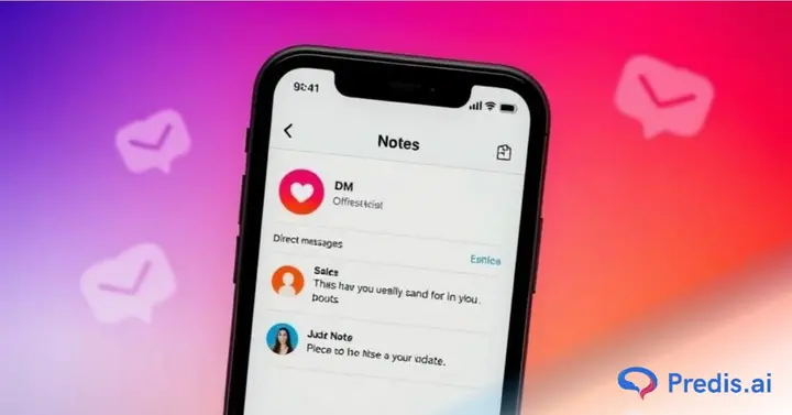 Instagram's Notes in Direct Messages of Instagram App