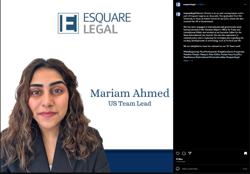 @esquarelegal on Instagram