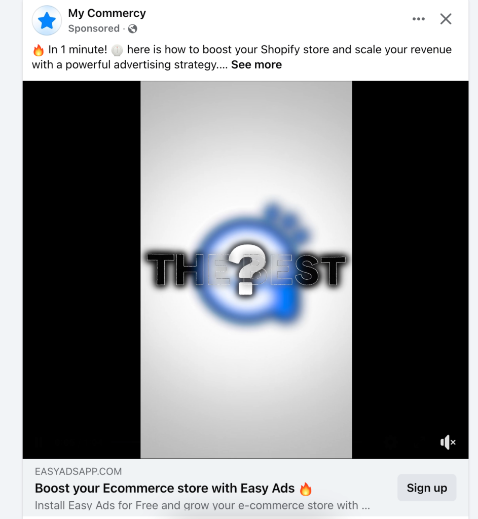 Anúncios reproduzíveis do Facebook - Vídeo de introdução