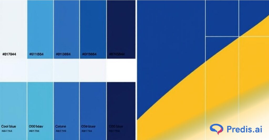 blue yellow hex colors