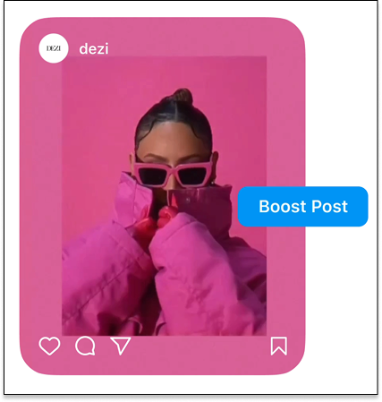 Anuncio de vídeo en Instagram