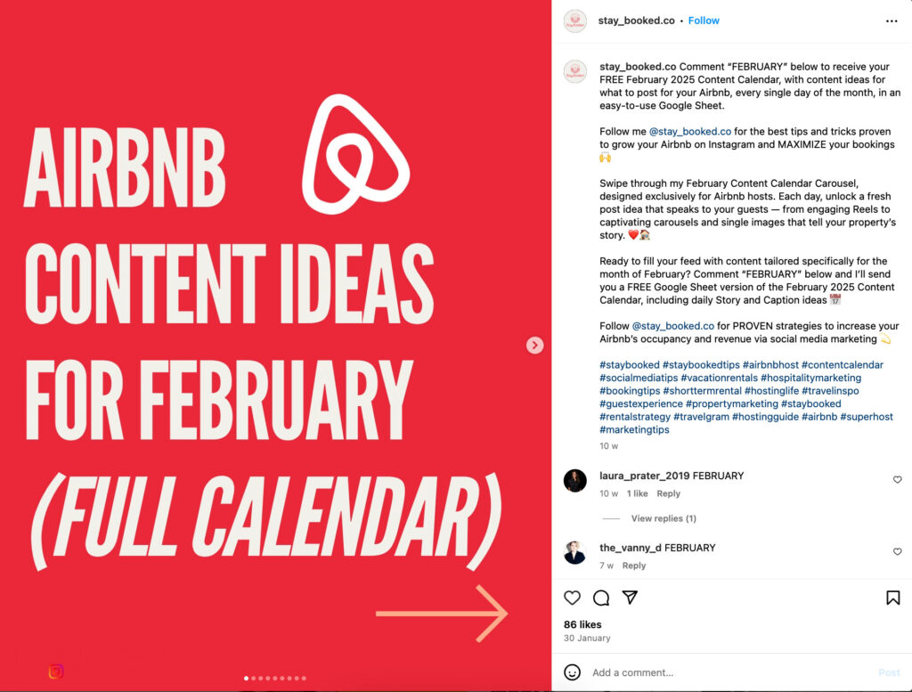 Kalendaryo sa sulud sa Instagram alang sa Ecommerce