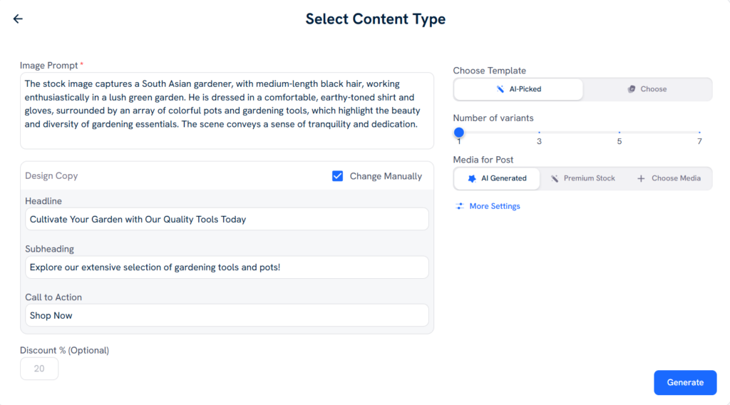 Predis AI AD generator
