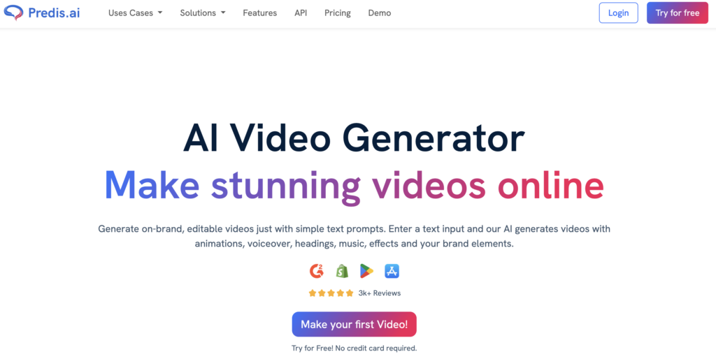 Predis AI video oluşturucu
