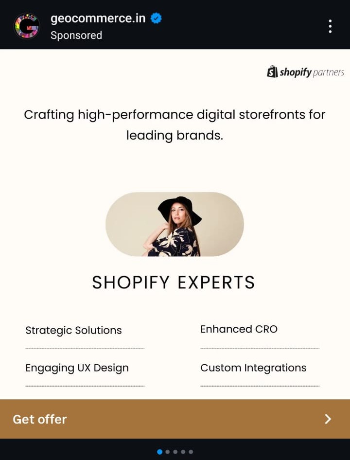 Carousel ad example