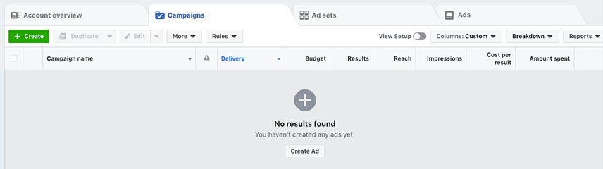 meta ads manager