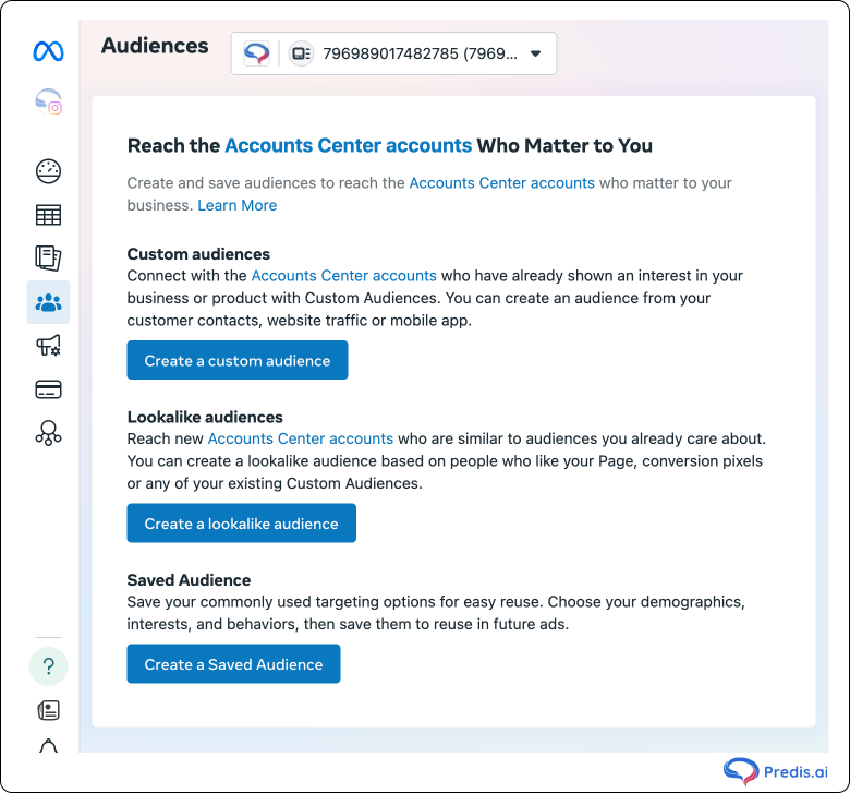 Create custom audiences
