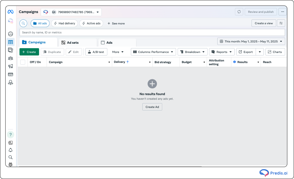 Meta ads manager