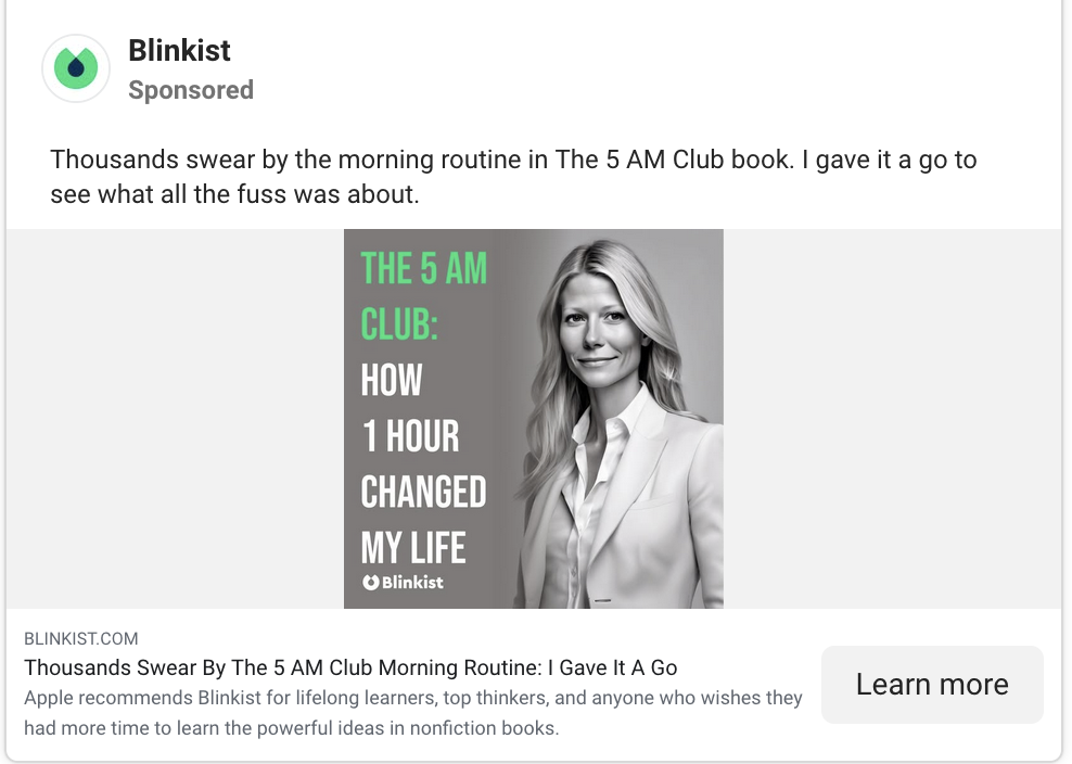 mohlala oa papatso ea blinkist