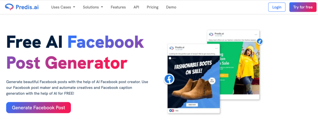 Use Predis.ai para criar histórias impressionantes no Facebook com links clicáveis