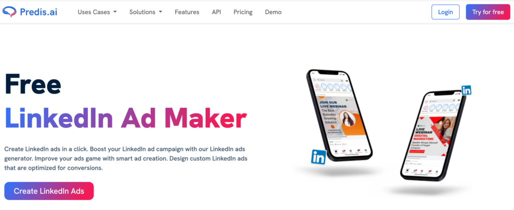 Crie postagens impressionantes no LinkedIn sem esforço com Predis.ai