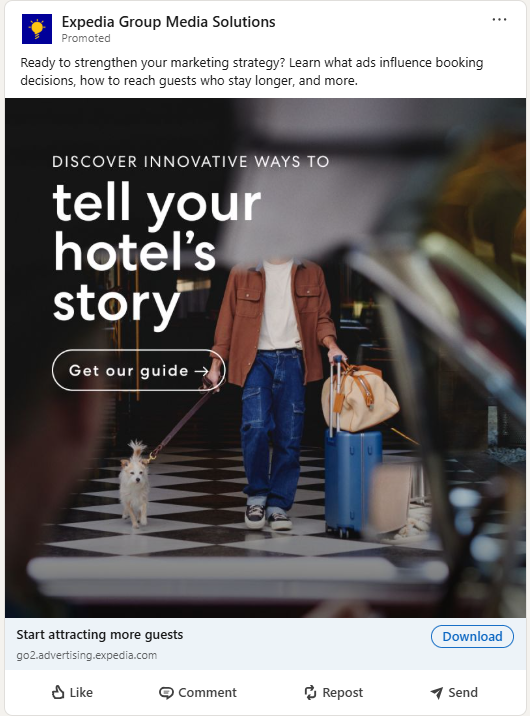 LinkedIn ad example