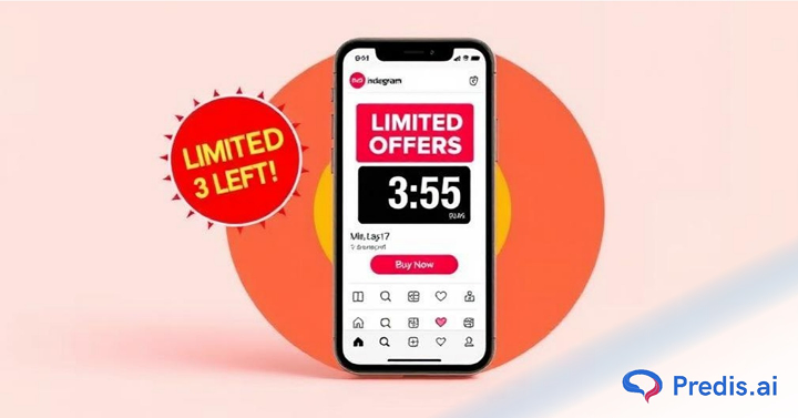 use scrcity and urgency in instagram ads