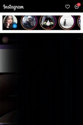 Your Instagram profile screen