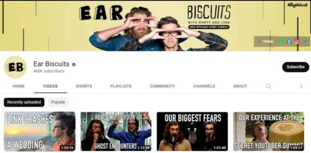 YouTubers y podcasters