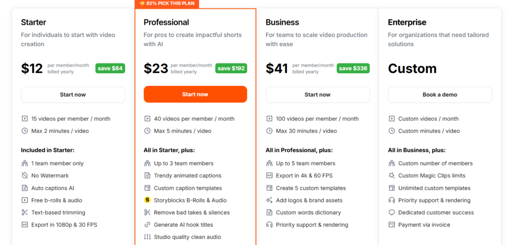 Submagic payment option