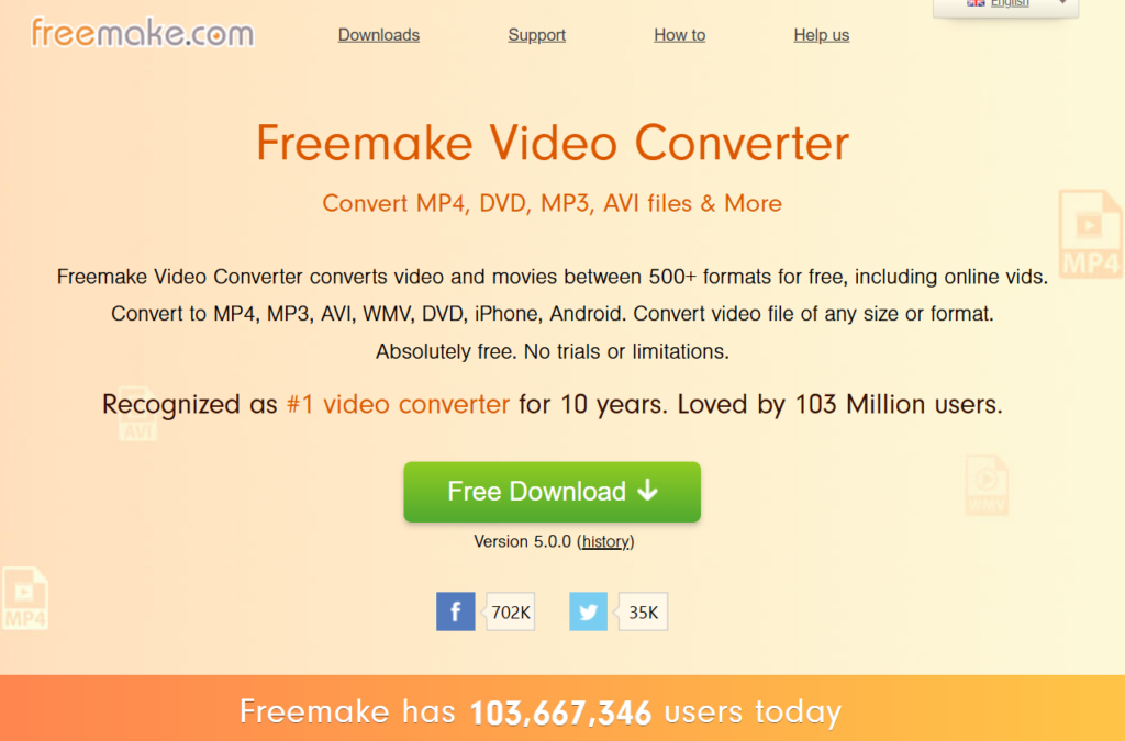 Freemake video converter