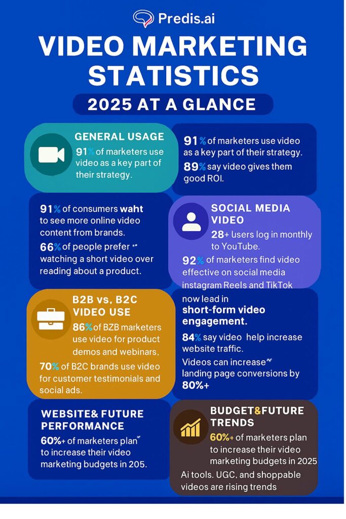 Key Video Marketing Statistics in 2025