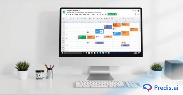How to create a social media calendar on Google Sheets?