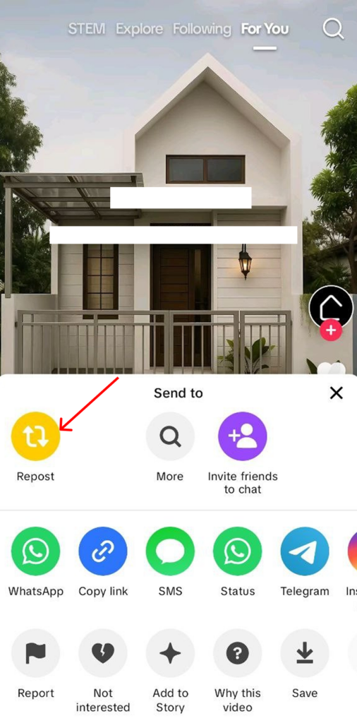 tiktok repost icon