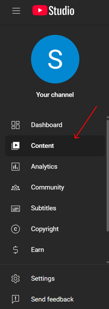 Editing existing content in YouTube studio
