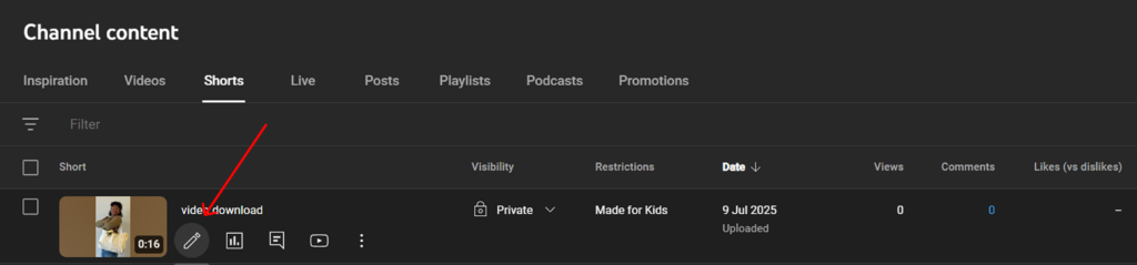 Editing the videos in your YouTube channel and adding music to it