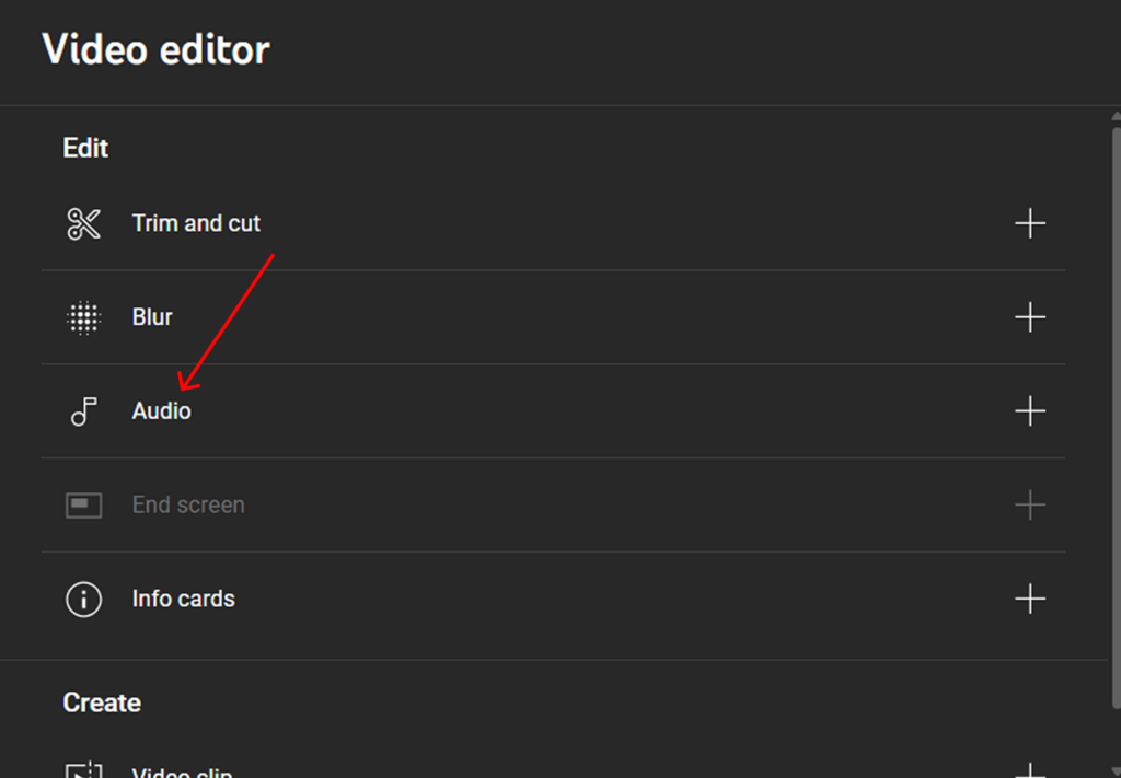 Choosing the audio for your YouTube shorts