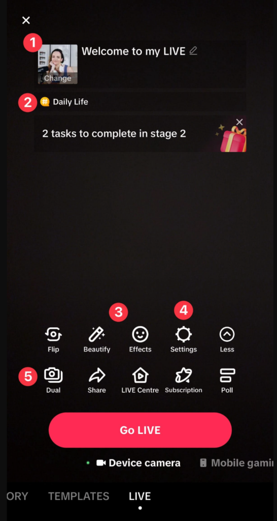 TikTok en vivo