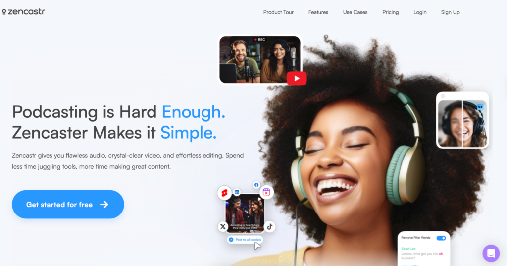 Platform Podcast Video untuk Pengehosan