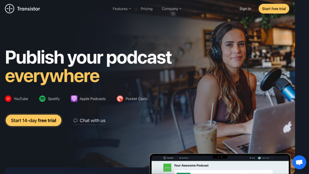 Platform Podcast Video untuk Pengehosan
