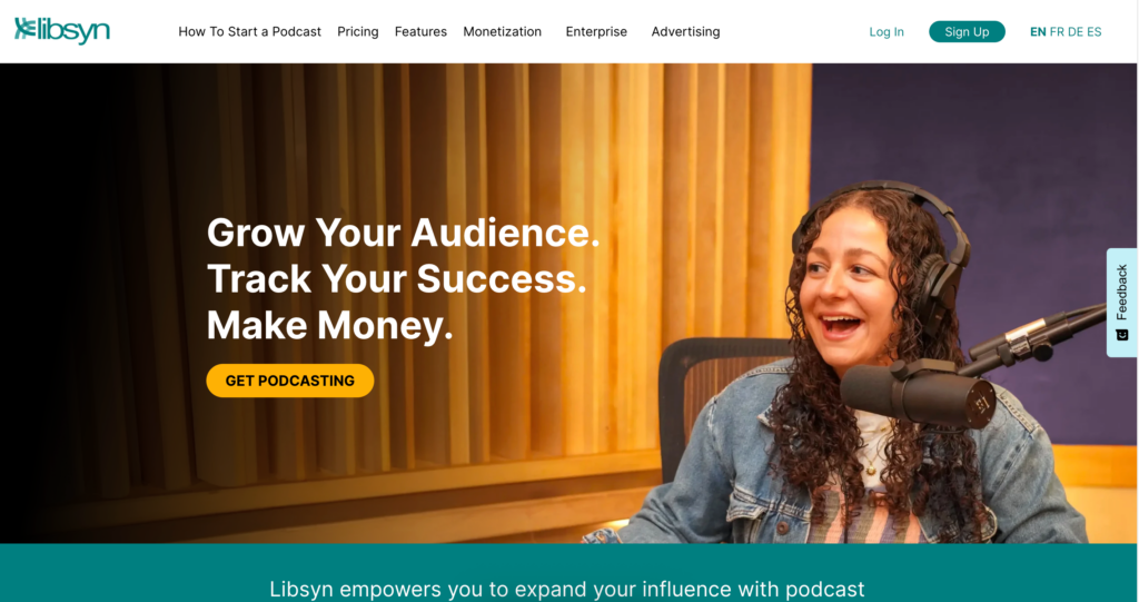 Platform Podcast Video untuk Pengehosan