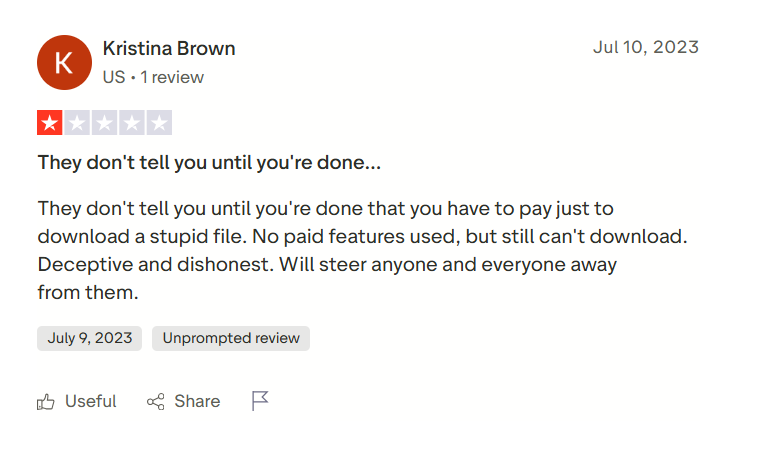 Users report that paid plans are being advertised as free and suddenly asking them to pay