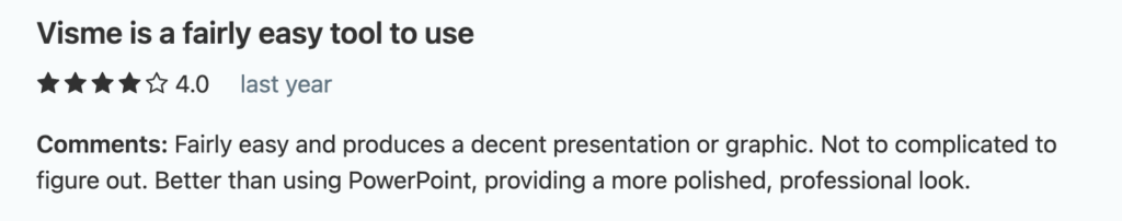 Visme - Revisión de ferramentas de redes sociais
